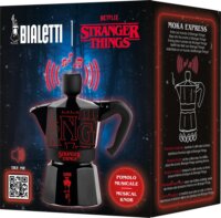 Bialetti Moka Express 3 Személyes Kotyogós Kávéfőző - Stranger Things Mintás