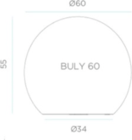 New Garden Buly 60 Solar Napelemes Kültéri lámpa 60x55 cm - Fehér