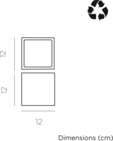 New Garden Wally Napelemes kültéri LED lámpa 12x12x12 - Fehér