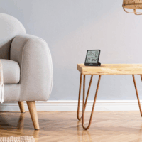 Kienzle Slim LCD Időjárás Állomás Kültéri Érzékelővel - Fekete