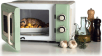 Ariete Vintage Mikrohullámú Sütő 20L 800W - Zöld