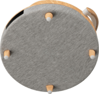 Kienzle 15321 Multifunkcionális Asztali Ébresztő Óra Wireless töltéssel és Bluetooth hangszóróval - Barna/Szürke