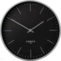 Kienzle 15113 Fém keretes Falióra Ø 25cm - Antracit/Fekete