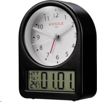 Kienzle 14985 Fém Asztali Retro Ébresztőóra - Fekete
