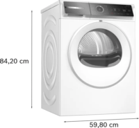 Bosch WRB247CEBY Hőszivattyús Szárítógép 9kg 149kWh - Fehér