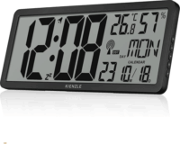 Kienzle 14981 Digitális Ébresztő Asztali/Fali Óra - Fekete
