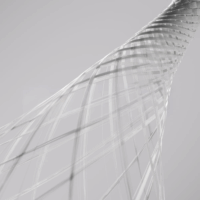 PanzerGlass 60W empower USB-C apa - USB-c apa Adat és töltő kábel 2m - Fehér