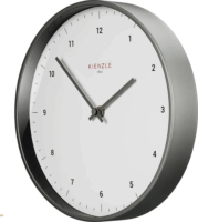 Kienzle 14978 Klasszikus Fém keretes Falióra Ø 25cm - Fehér/ Ezüst