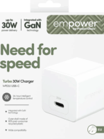 PanzerGlass empower USB-C Hálózati Gyorstöltő Adapter 30W - Fehér