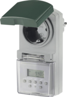 REV Kültéri Időzítő Kapcsolós Aljzat - Szürke