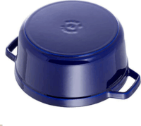 Staub La Cocotte 40510-285-0 Kerek Öntöttvas Edény fedővel Ø 28cm 6,7L - Sötétkék