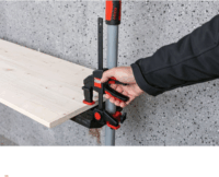 Bessey STE-MH Multifunkciós Tartó Konzol készlet (2db/csomag) - Fekete/Piros