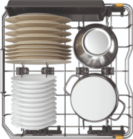 Whirlpool W7F HS41 X Szabadonálló Mosogatógép 60cm 15 Teríték - Inox