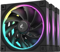 DeepCool FL12 SE 3IN1 120mm PWM RGB Rendszerhűtő ventilátor 3db - Fekete