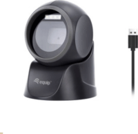 Equip 351027 Vezetékes Asztali Vonalkód olvasó - Fekete
