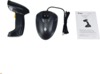 Equip 351026 Wireless Kézi Vonalkódolvasó Állvánnyal - Fekete
