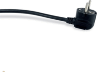 Equip 240V Túlfeszültség védő elosztó 6 aljzatos 8m - Fekete