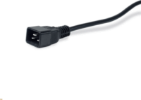 Equip 250V Túlfeszültség védő elosztó C20 8 aljzatos (2xC19+6xC13) 1,8m - Fekete