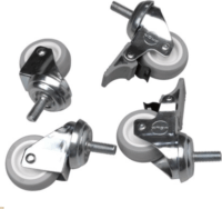 Equip EZW-1 Rackszekrény kiegészítő - Kerekek (4db/csomag) - Ezüst/Szürke