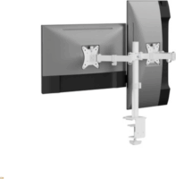 Equip 650167 17"-32" Monitor sztali tartó konzol - Fehér (2 kijelző)