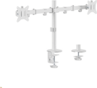Equip 650167 17"-32" Monitor sztali tartó konzol - Fehér (2 kijelző)
