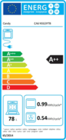 Candy CA6 N5G3YTB Beépíthető Elektromos Sütő - Fekete