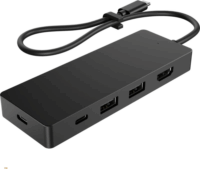 HP 86S97AA USB-C HUB 65W (2x USB-C + 2x USB-A + 1x HDMI) - Fekete