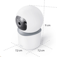 Hama 1080P Smart Wifi FullHD 355° forgatható Okos Kamera - Fehér