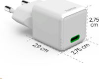 Hama USB-C Hálóztai Töltő Adapter 20W - Fehér