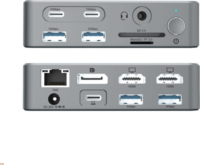 Conceptronic DONN25G Univerzális USB-C Laptop Dokkoló Állomás 120Watt