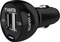 Varta 57931101401 2xUSB Univerzális Autós Töltő 17W - Fekete