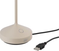 AB+ by Abert Tempo Akkus Mini Hordozható Asztali LED Lámpa 20 cm - Bézs