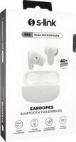 S-Link SL-TWS08 Bluetooth Wireless Fülhallgató Headset - Fehér
