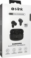 S-Link SL-TWS08 Bluetooth Wireless Fülhallgató Headset - Fekete