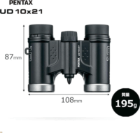 Pentax Binokuláris UD 10x21 Távcső - Fekete