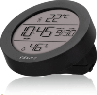 Kienzle 15001 Asztali / Fali Időjárás állomás (Pára/Hőmérséklet/Dátum) - Fekete