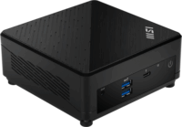 MSI Cubi 5 12M Barebone PC (Intel Core i7-1255U / No RAM / No SSD / No OS) - Fekete