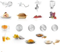 Bosch MUM58259 Konyhai Robotgép készlet 3.9L 1000 Watt - Fehér