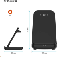 Fixed FIXPOS-U-BK 3in1 (Telefon / Fülhallgató / Óra) Wireless töltő 25W - Fekete