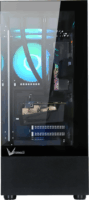 Formula Crystal Z1CM Black Midi Torony Számítógépház + 3db 120mm ventilátor - Fekete