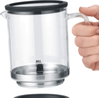 Graef MS 802 Rozsdamentes acél Tejforraló edény 0,25L - Fekete