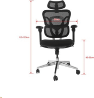 Equip 651053 Irodai Görgős Forgószék - Fekete