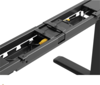 Equip 650805 Motoros állítható Asztal láb 62cm-128cm - Fekete