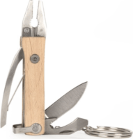 Kikkerland KR16-W Mini fogókészlet kulcstartó - Natúr