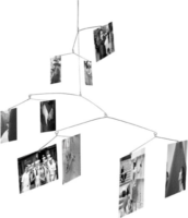 Kikkerland MH14 V Térbeli függeszthető fényképtartó - Inox