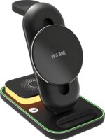 S-Link SW-CWF117 Magsafe Univerzális Vezeték nélküli mobiltelefon töltő 15W - Fekete
