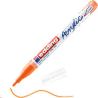 Edding 5300 F 1-2mm Akril Marker - Neon Narancs