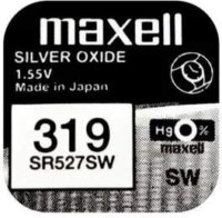 Maxell SR527SW Ezüst-oxid Gombelem 1,55V (1db / csomag)