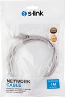 S-Link SL-CAT01 CAT5e UTP Patch Kábel 1m - Szürke