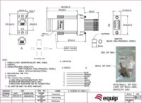 Equip 133388 DB9->RJ45 Átalakító Adapter Kábel